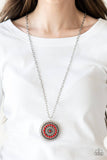 A201 - Lost SOL, Paparazzi Red Necklace by Paparazzi Accessories on Fancy5Fashion.com