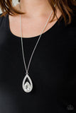 A121 - Notorious Noble Rhinestone Necklace by Paparazzi Accessories on Fancy5Fashion.com