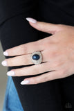 C125 - Glittering Go-Getter Blue Ring by Paparazzi Accessories on Fancy5Fashion.com