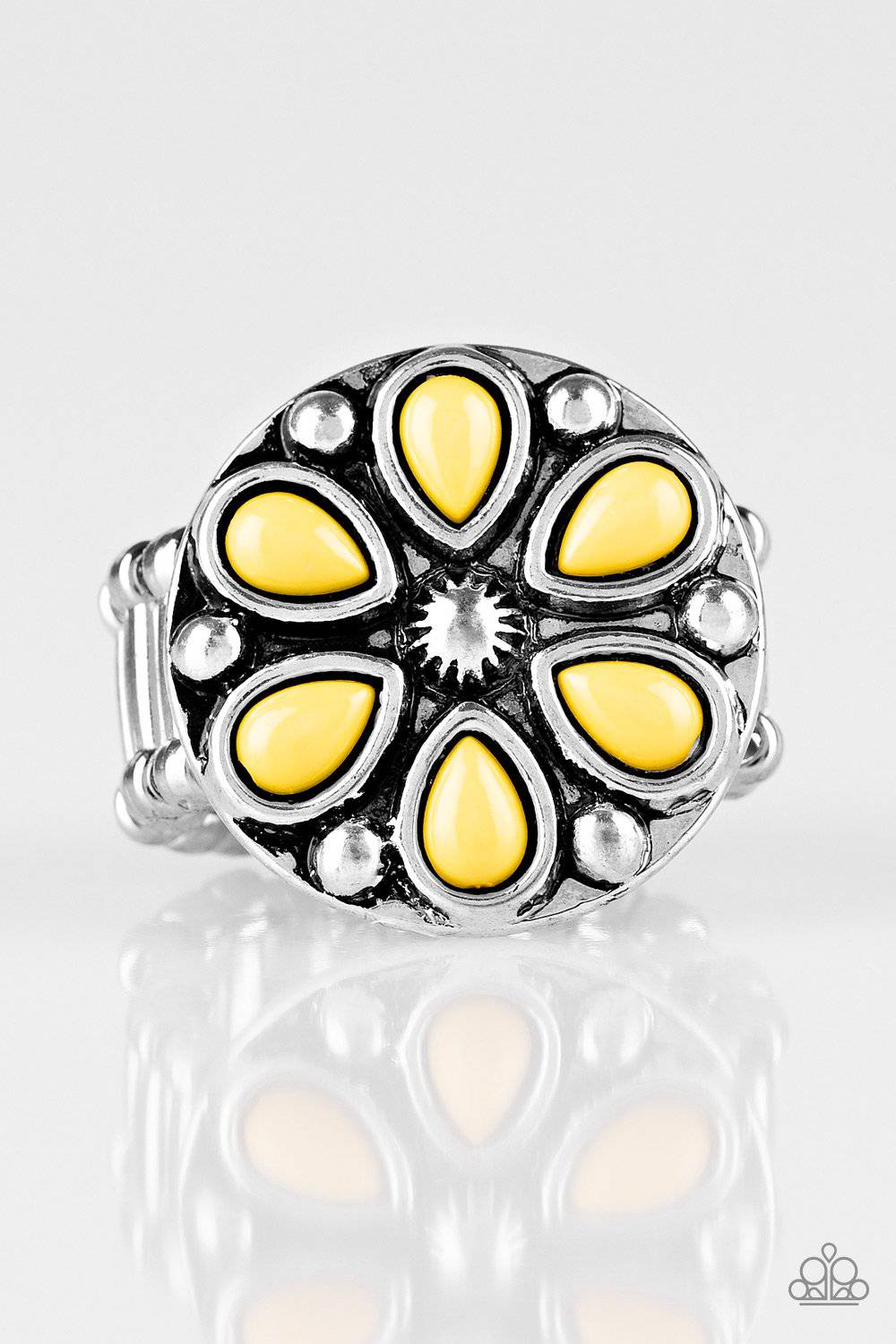 C104 - Color Me Calla Lily Ring by Paparazzi Accessories on Fancy5Fashion.com