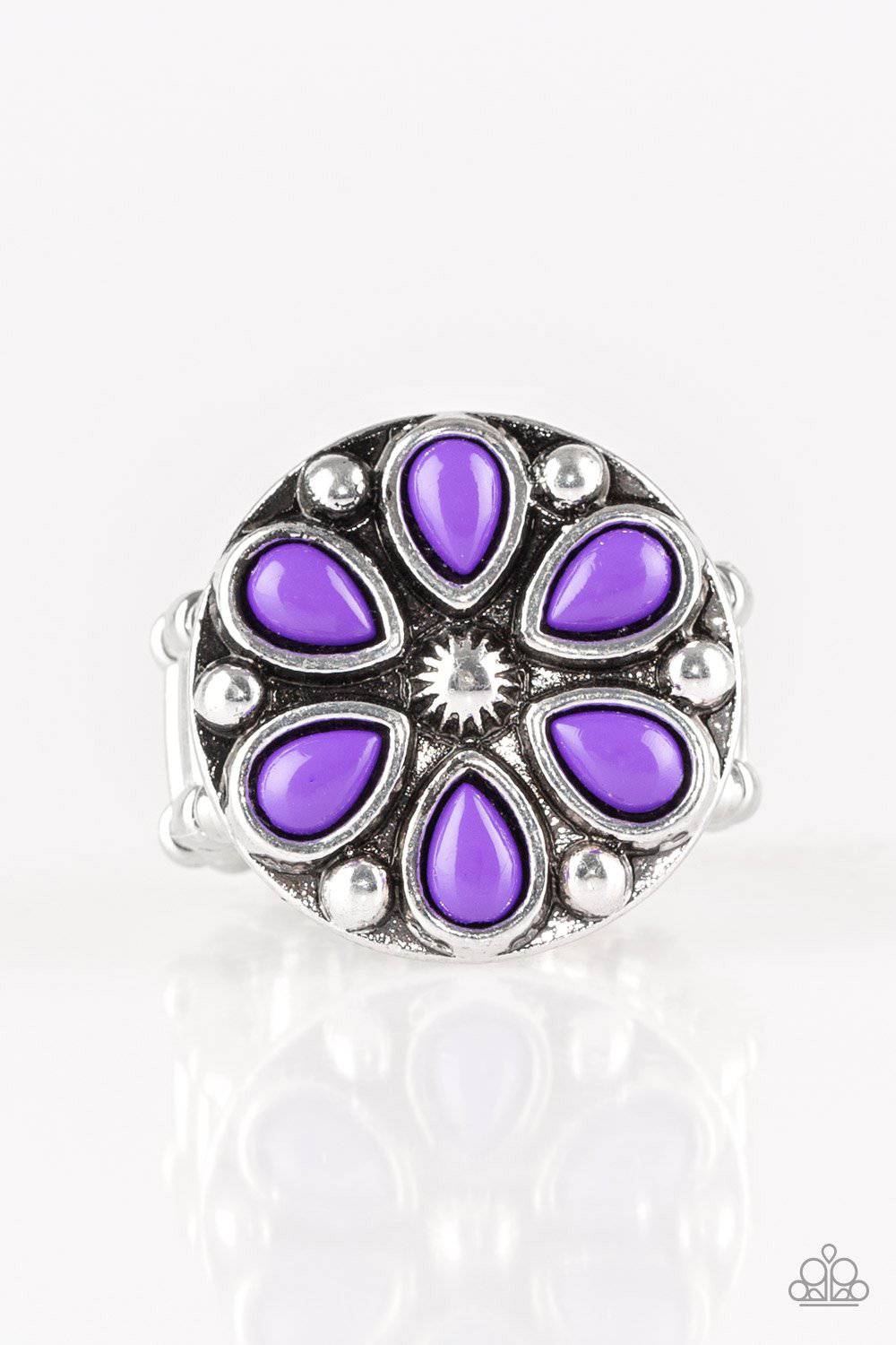 C104 - Color Me Calla Lily Ring by Paparazzi Accessories on Fancy5Fashion.com