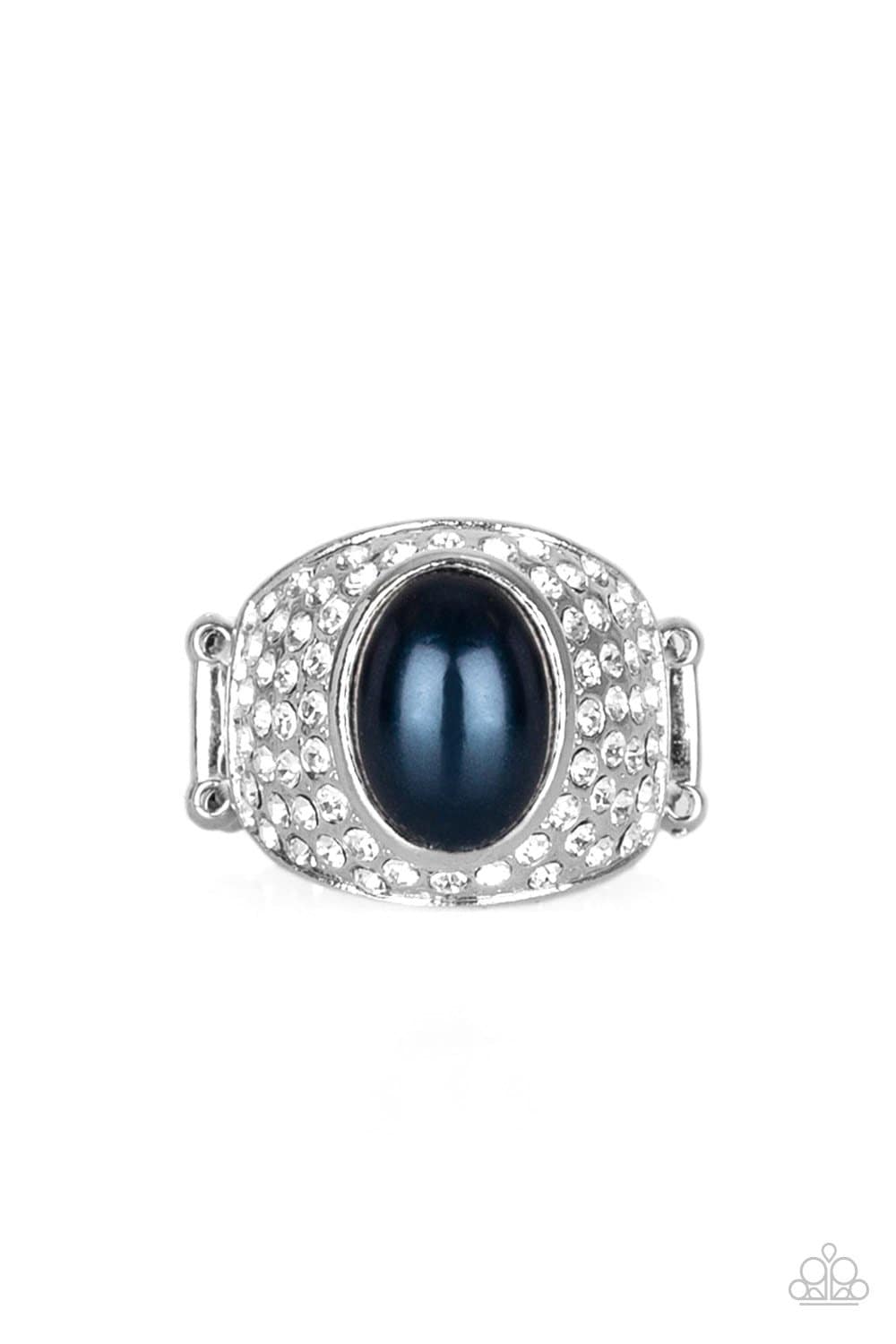 C125 - Glittering Go-Getter Blue Ring by Paparazzi Accessories on Fancy5Fashion.com