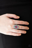 C122 - Blooming Fireworks Purple Ring by Paparazzi Accessories on Fancy5Fashion.com