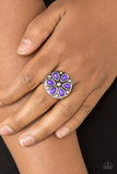 C104 - Color Me Calla Lily Ring by Paparazzi Accessories on Fancy5Fashion.com