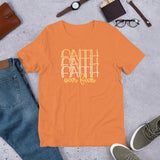 Faith over Fear Unisex Size T-Shirt - Gold by Fancy5Fashion on Fancy5Fashion.com