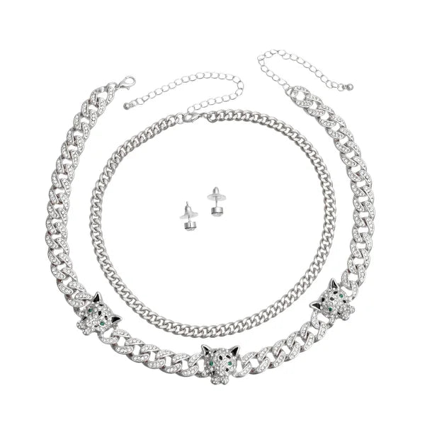 2 Pcs Designer Inspired Necklace Set by Fancy5Fashion on Fancy5Fashion.com